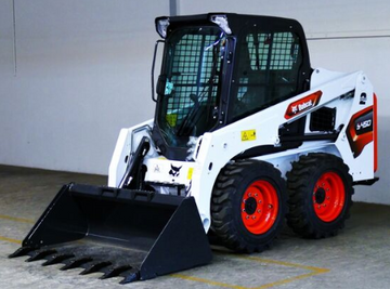 Bob Cat Skid Steer on Trailer for Hire