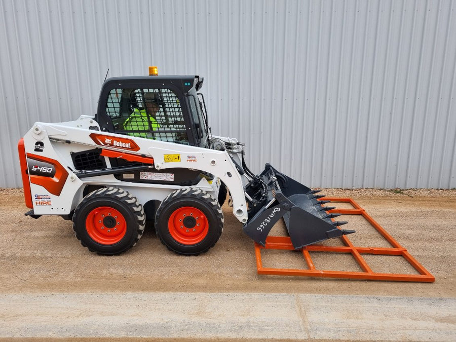 Bob Cat Skid Steer on Trailer for Hire